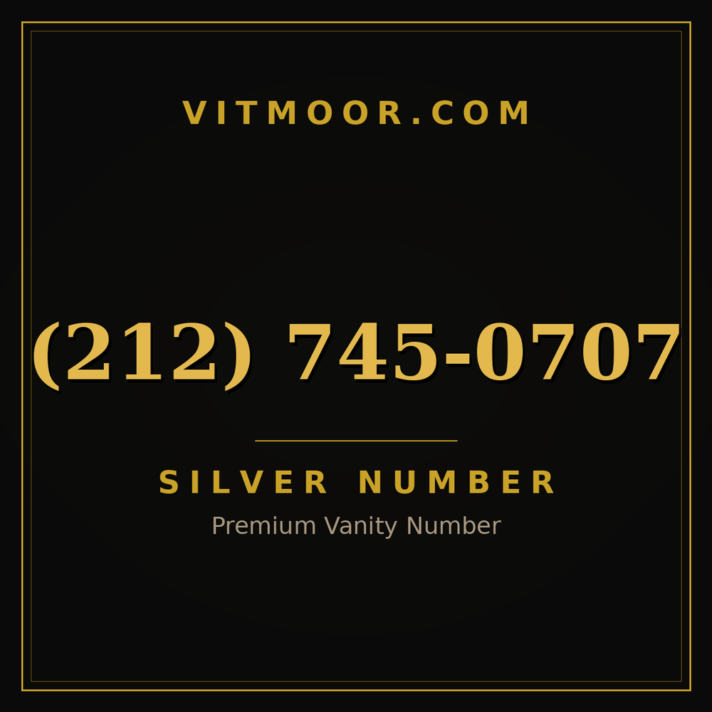 212 745-0707