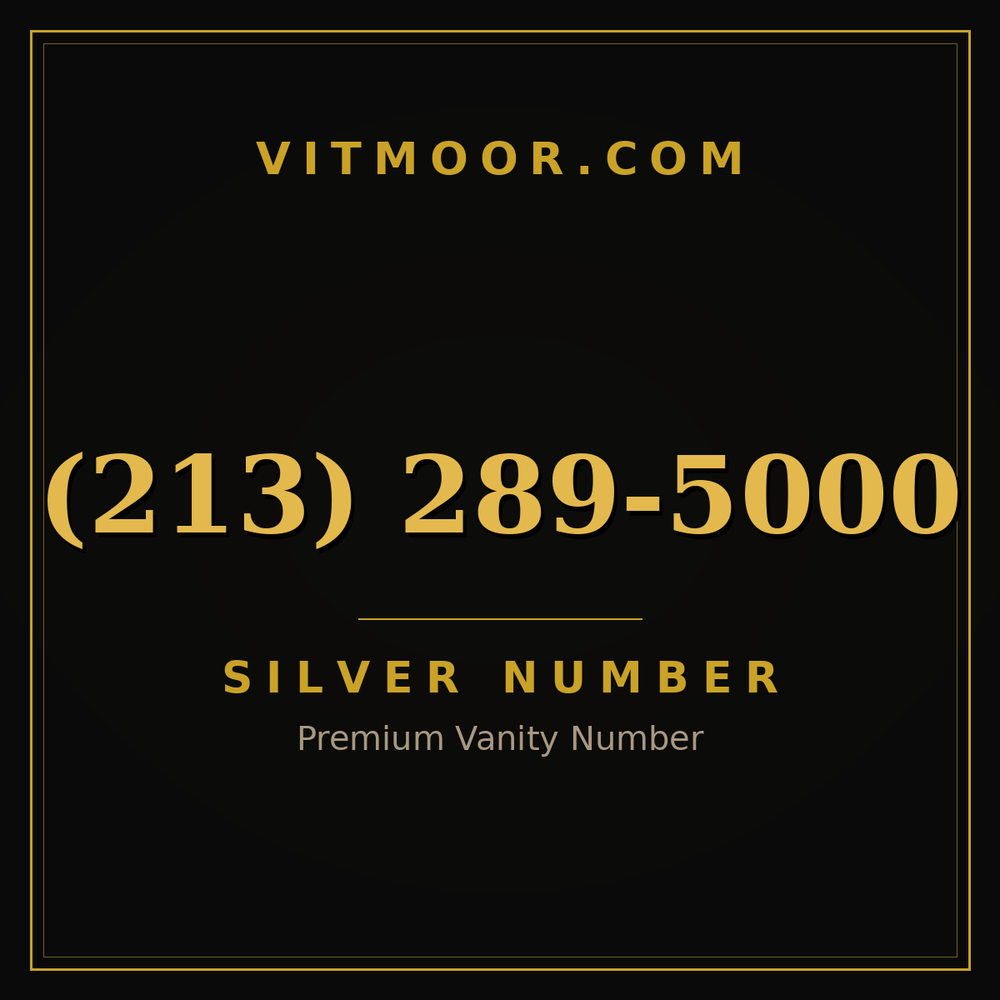 213 289-5000