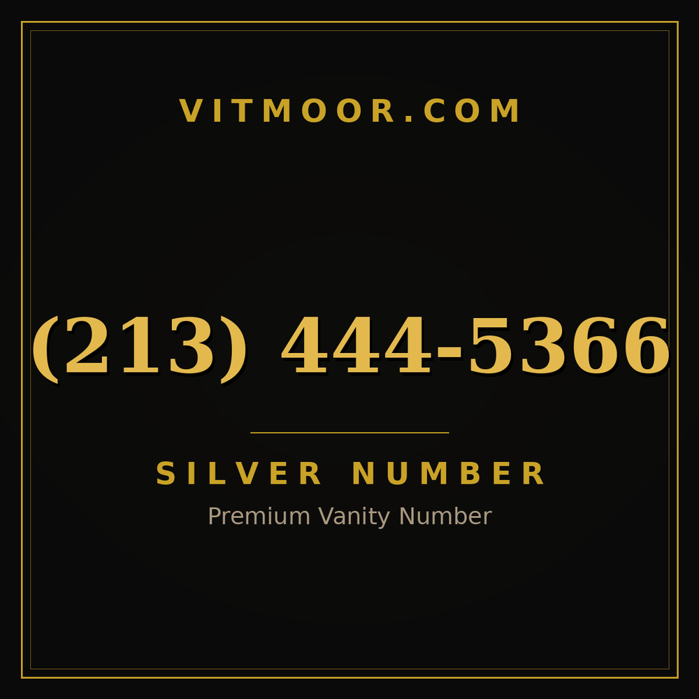 213 444-5366