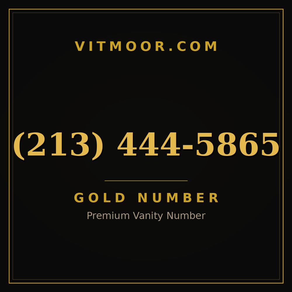 213 444-5865
