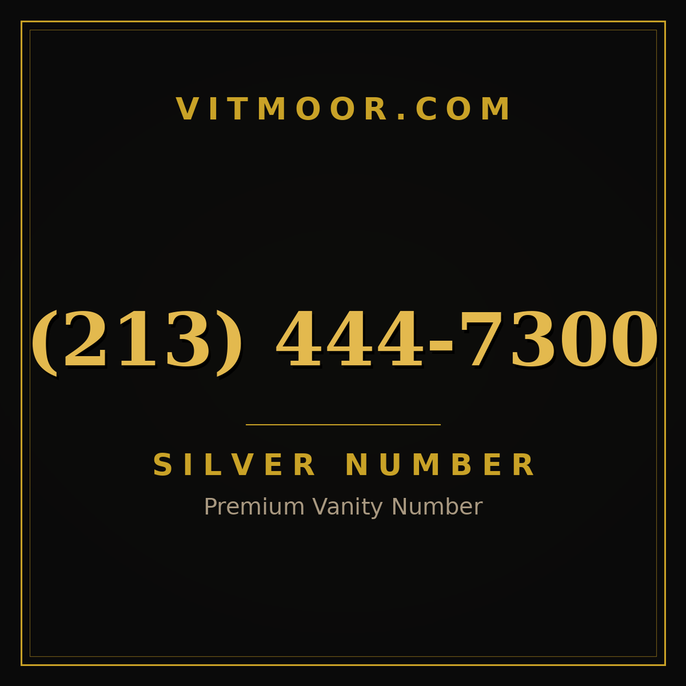 213 444-7300