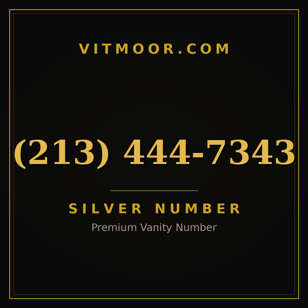 213 444-7343