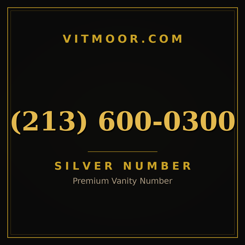 213 600-0300