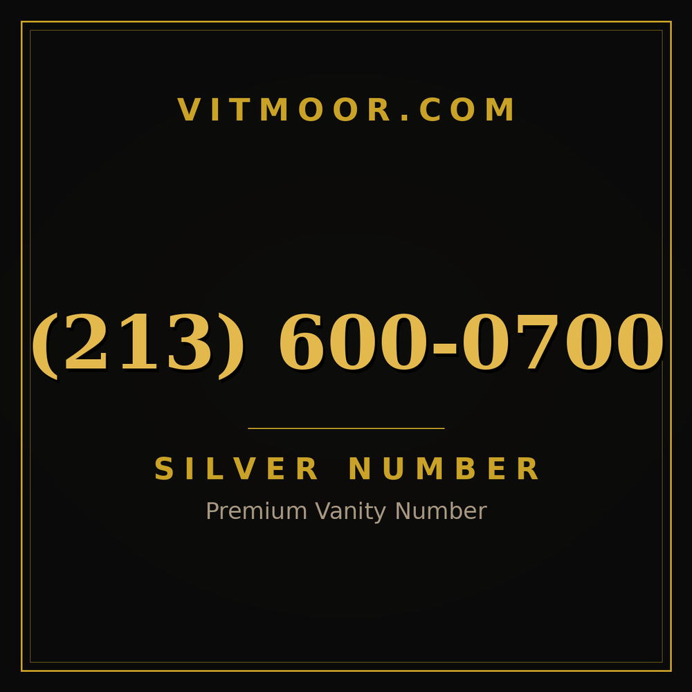 213 600-0700