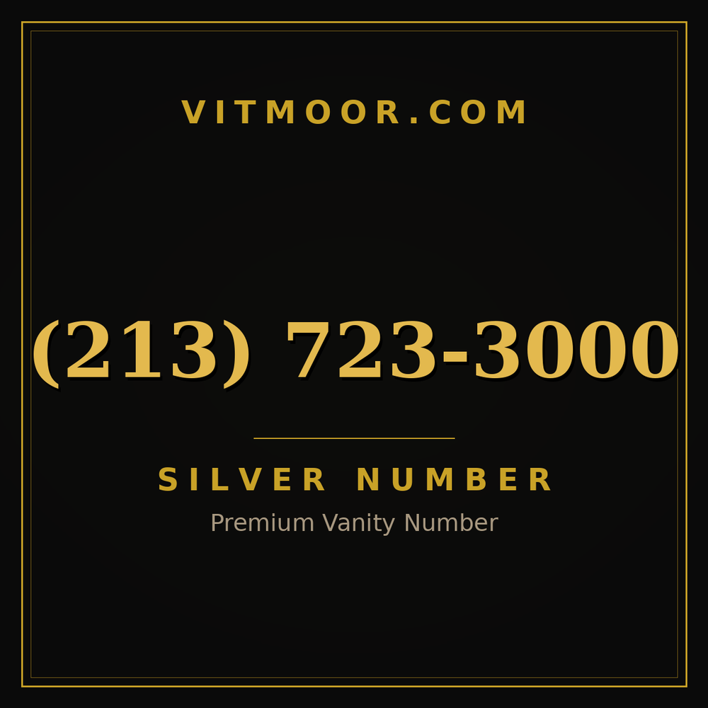 213 723-3000