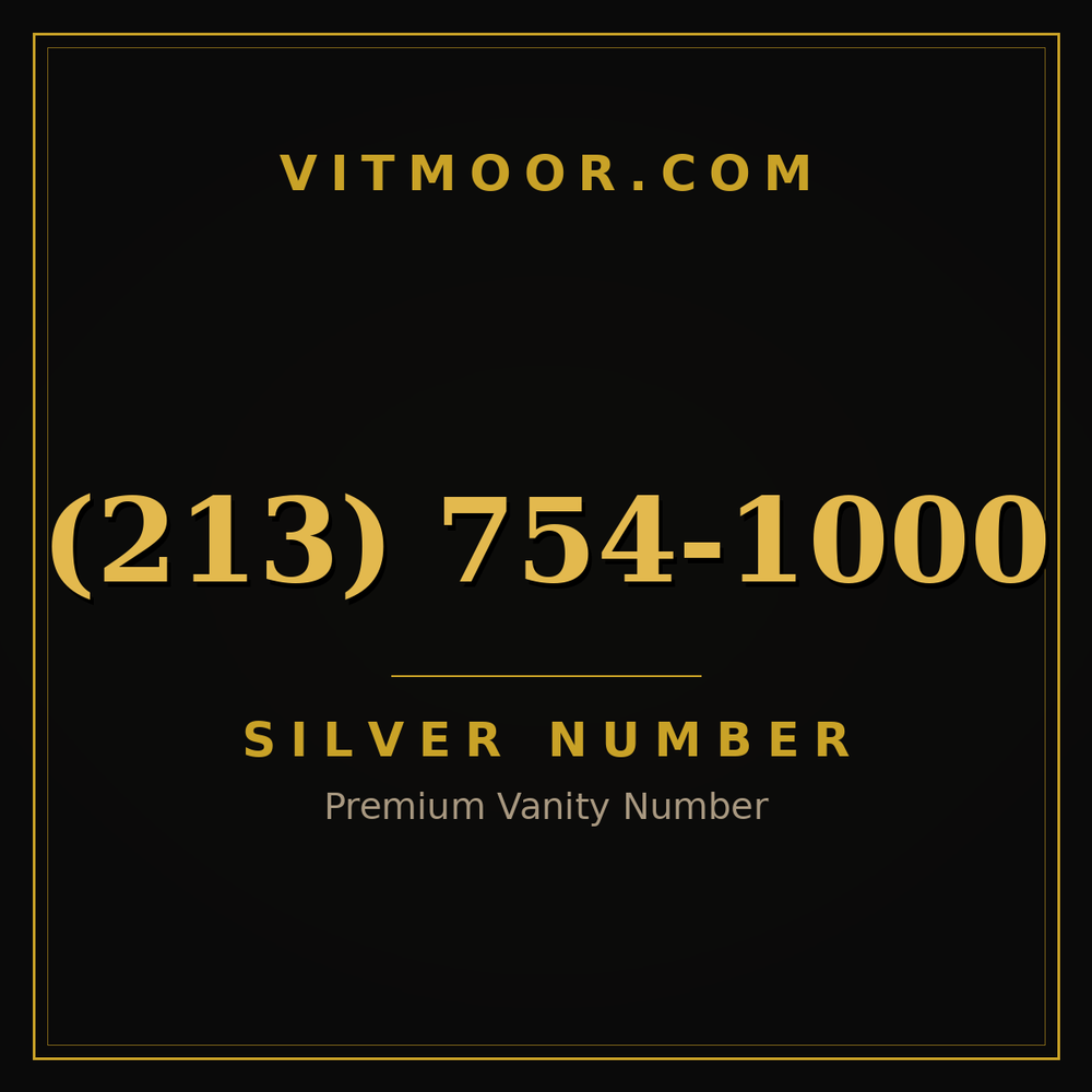 213 754-1000