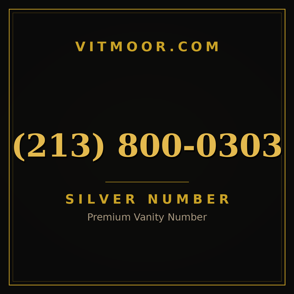 213 800-0303