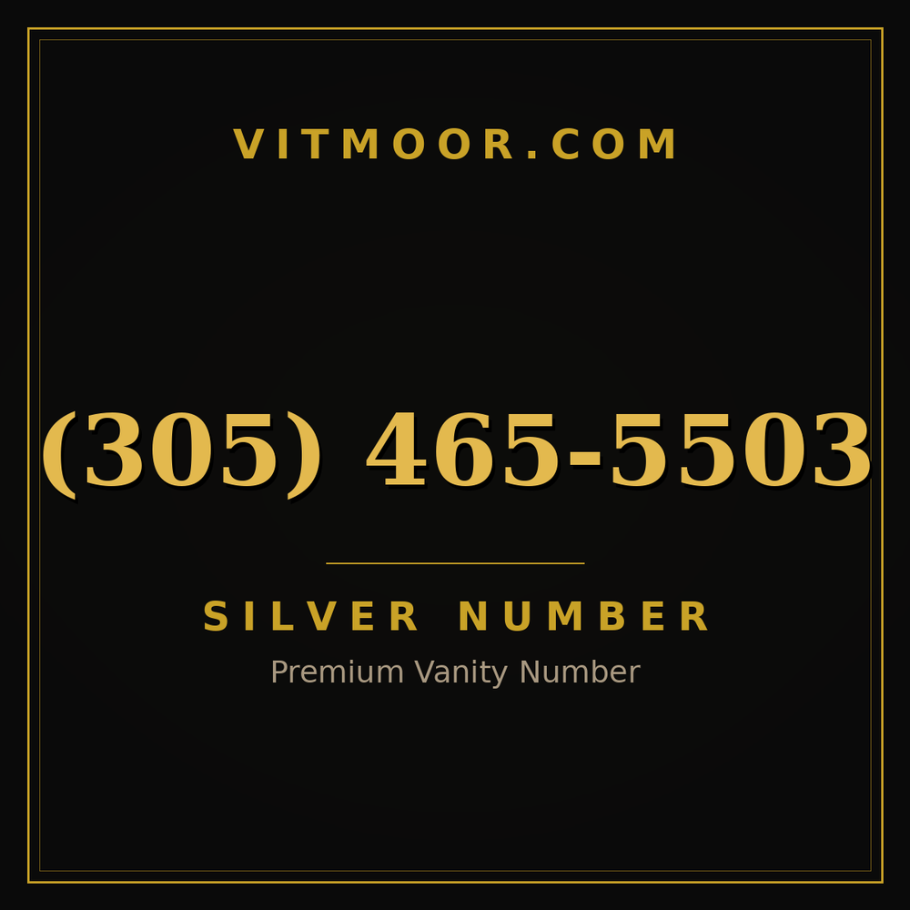 305 465-5503