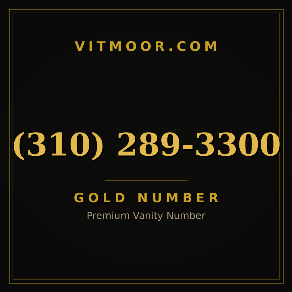 310 289-3300