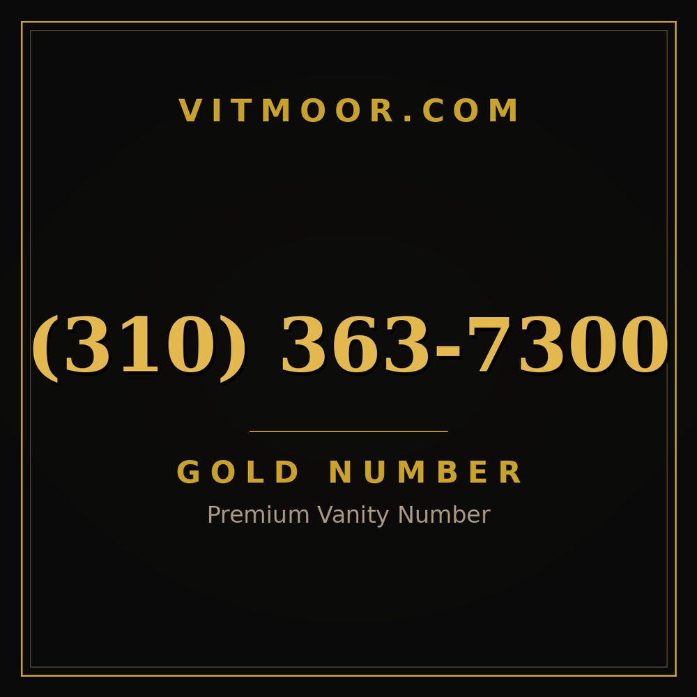 310 363-7300