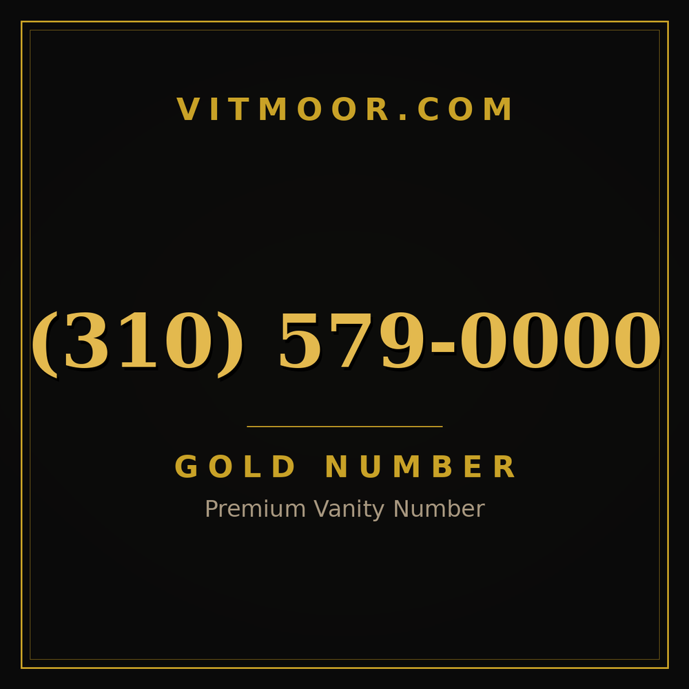 310 579-0000