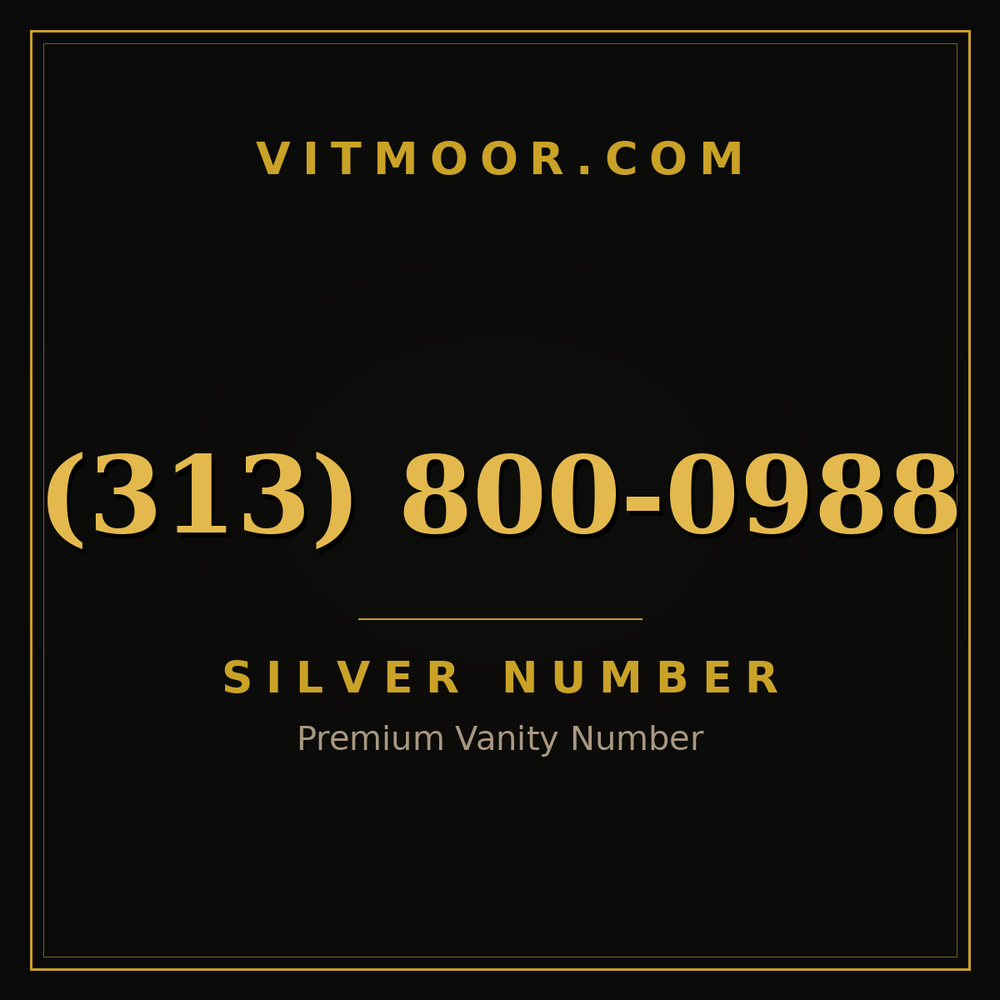 313 800-0988