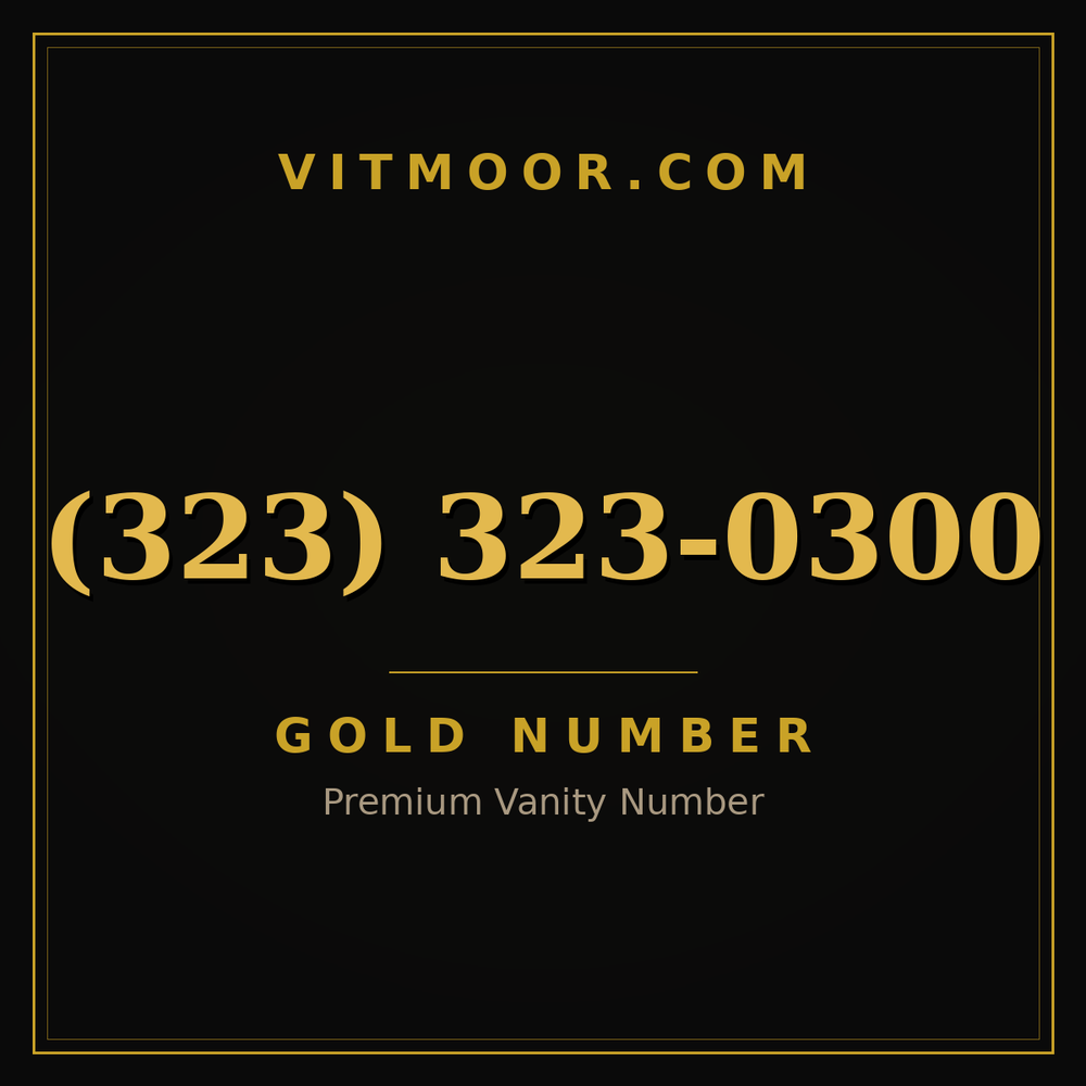 323 323-0300