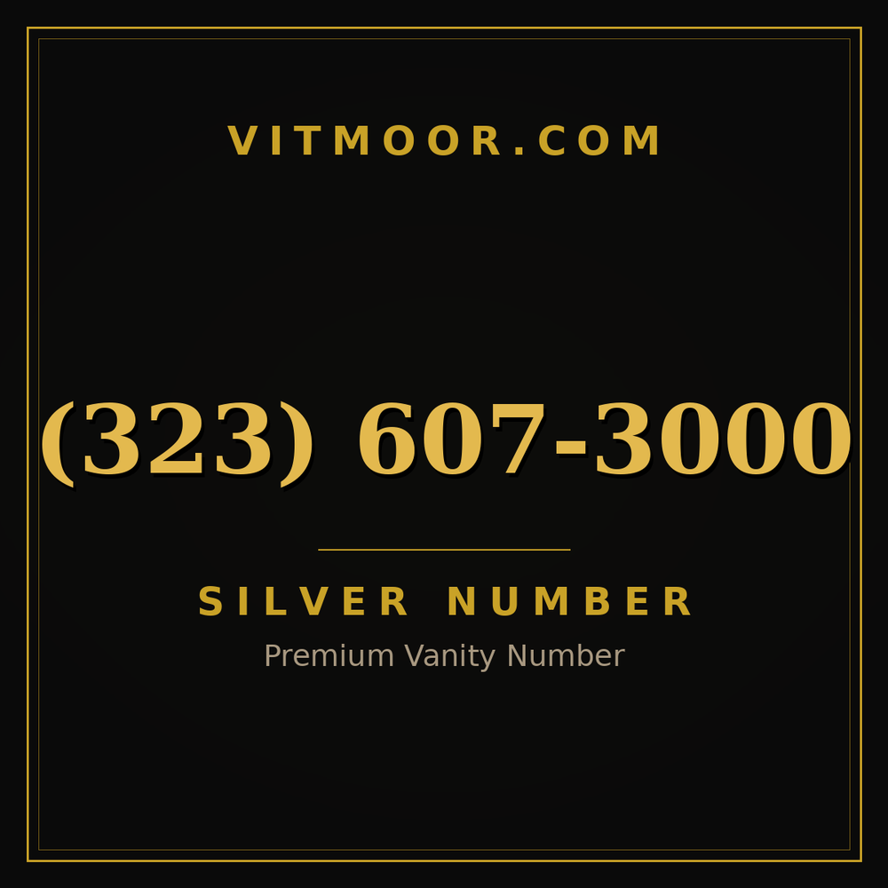 323 607-3000