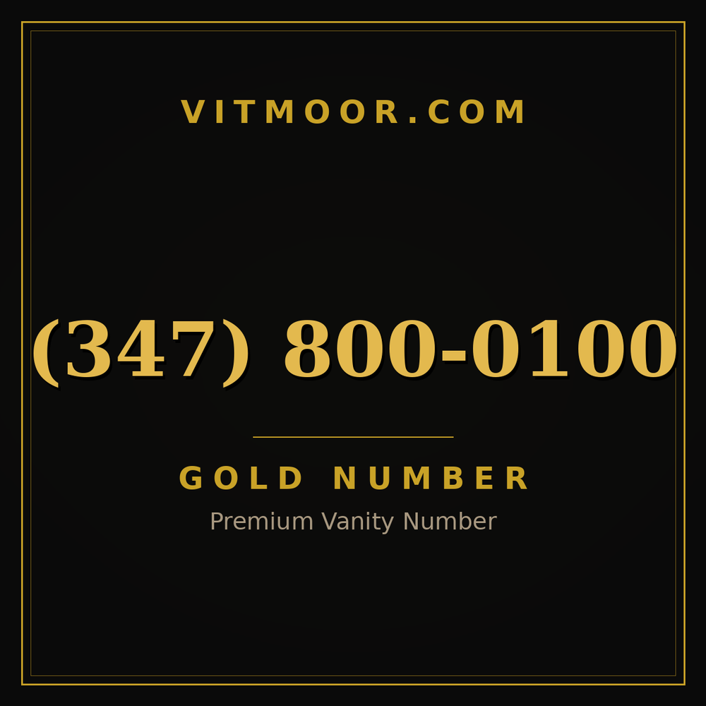 347 800-0100