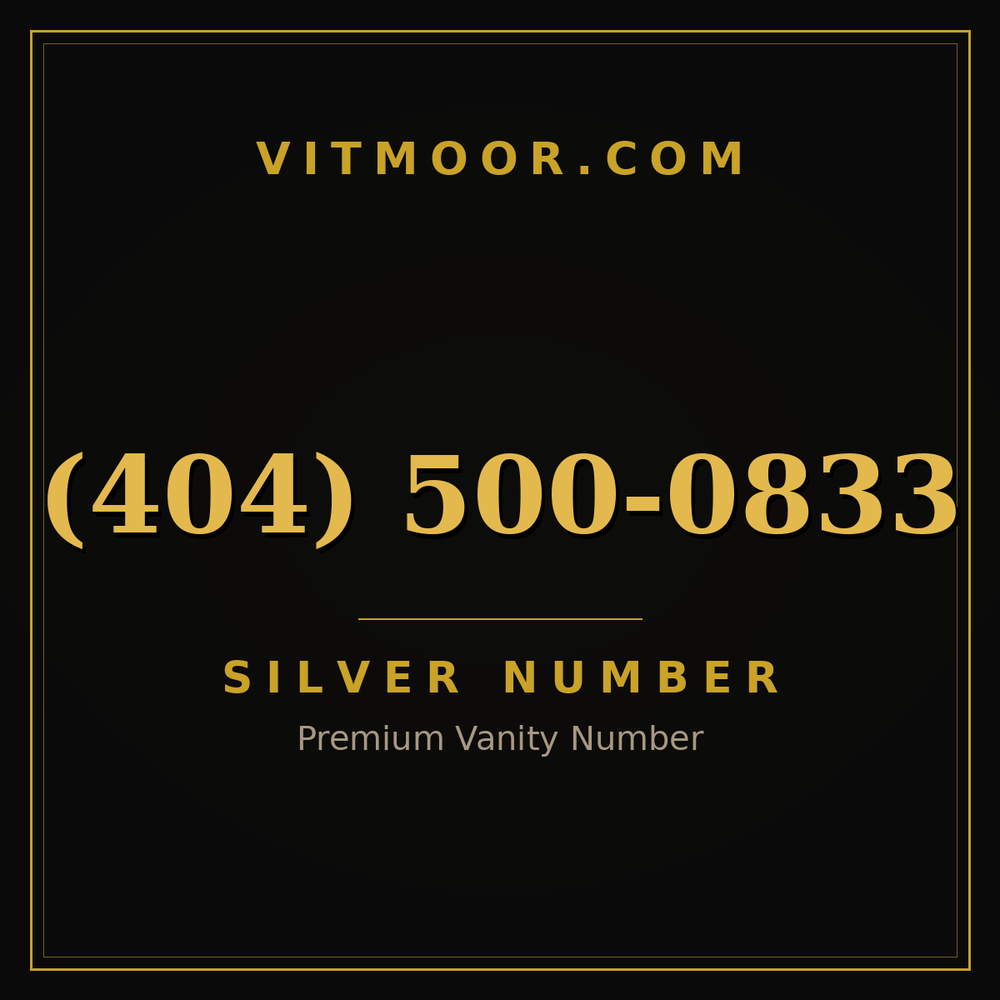 404 500-0833