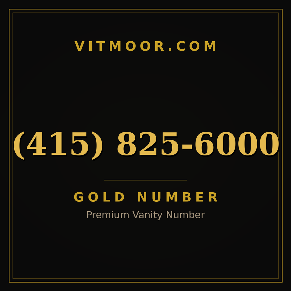 415 825-6000