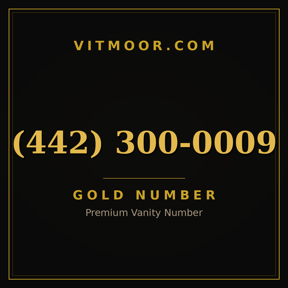 442 300-0009