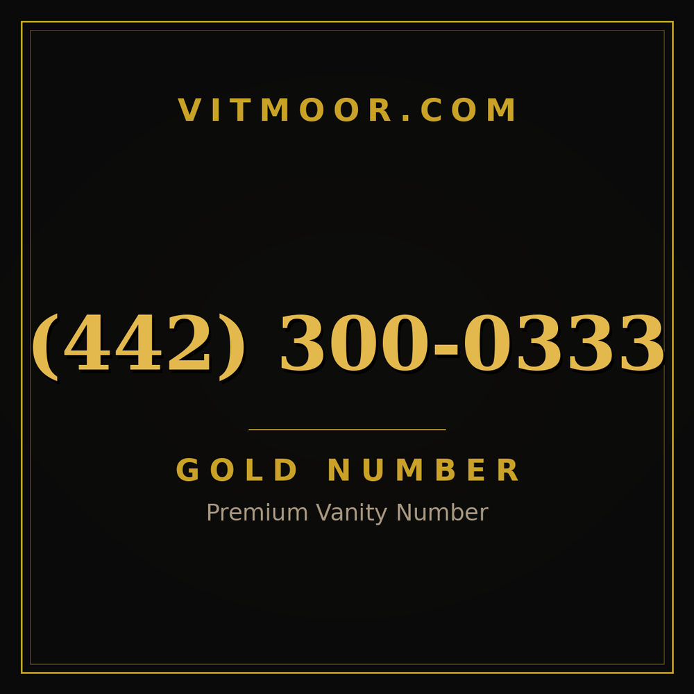 442 300-0333