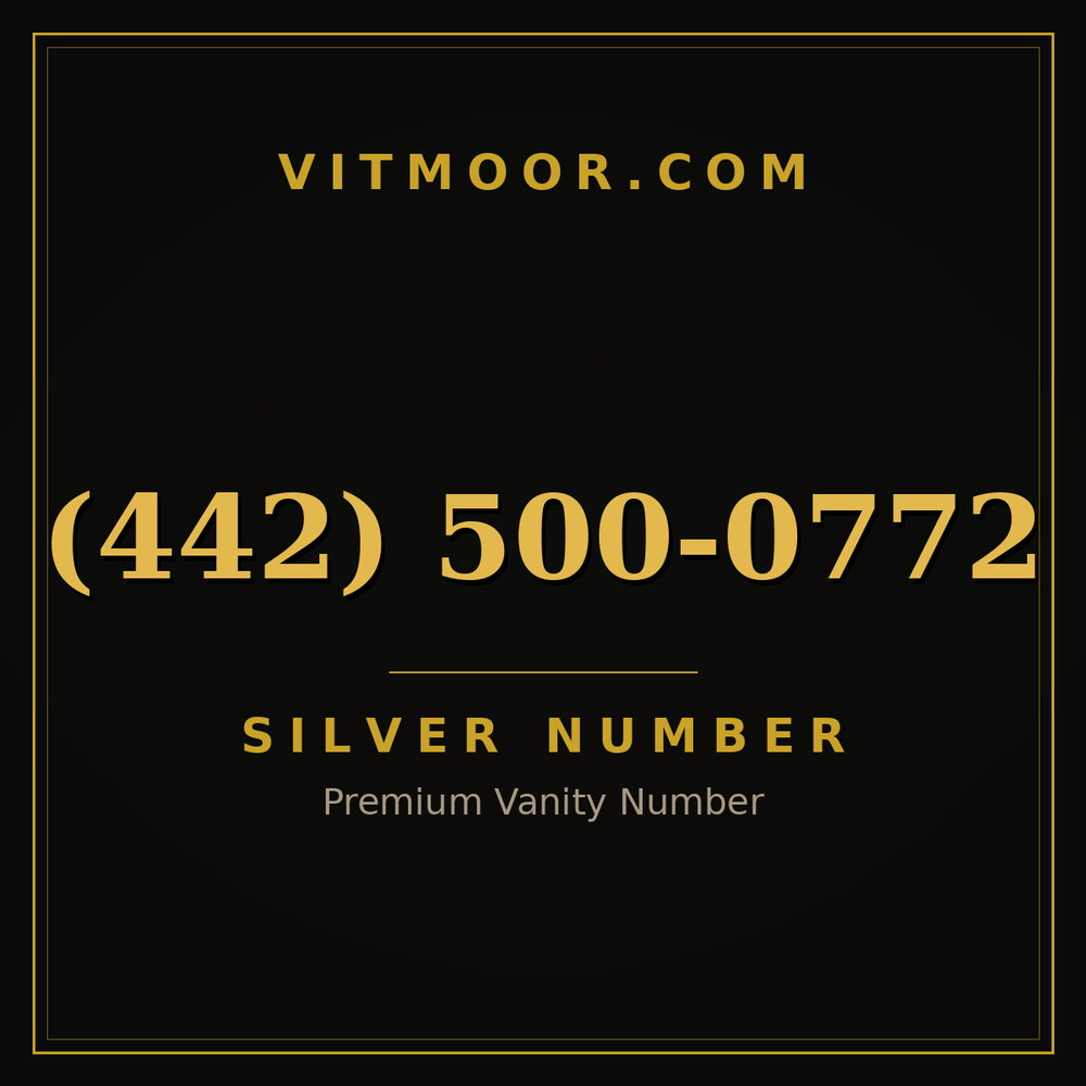 442 500-0772