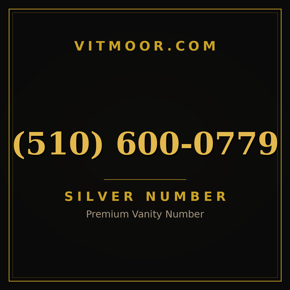510 600-0779