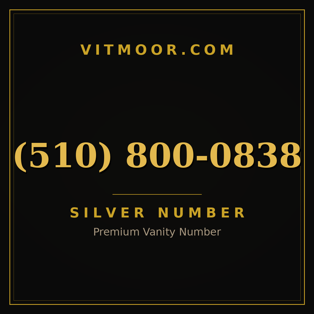 510 800-0838