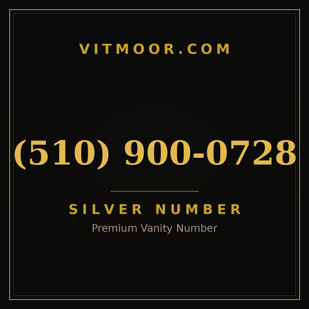 510 900-0728