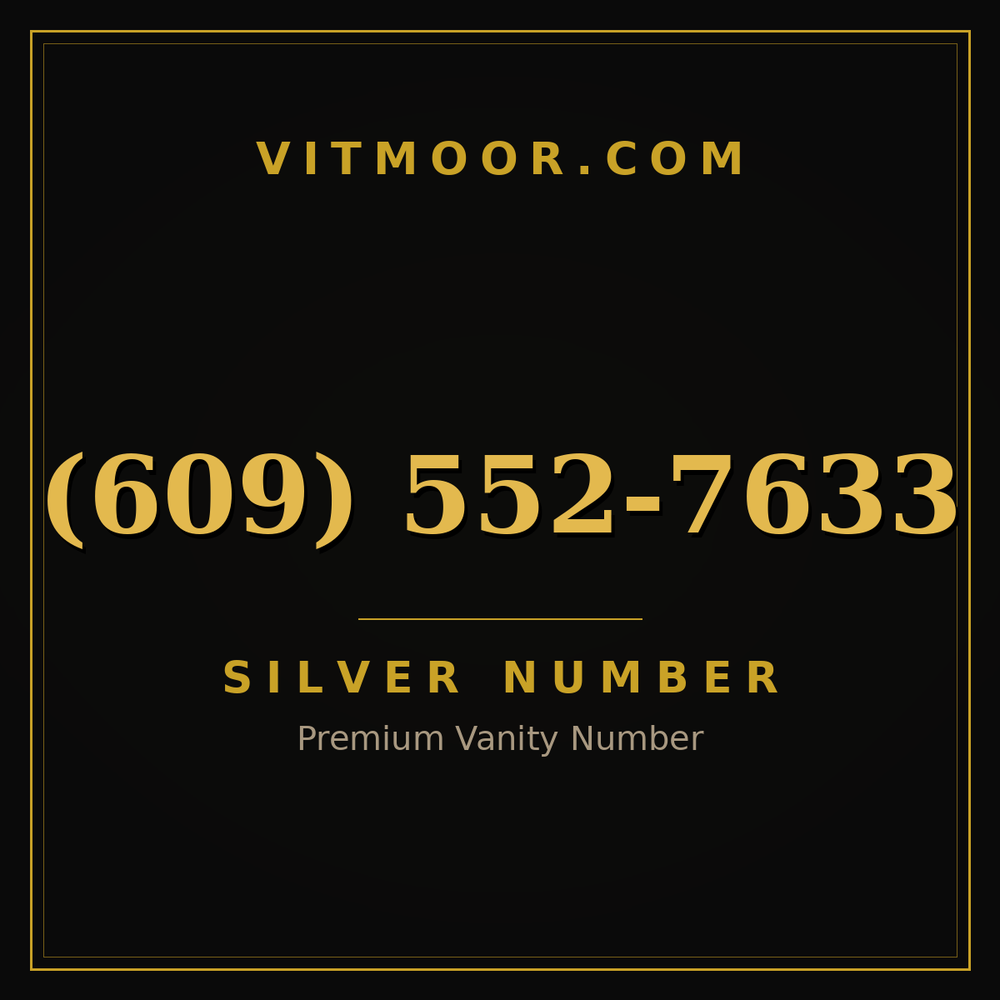 609 552-7633