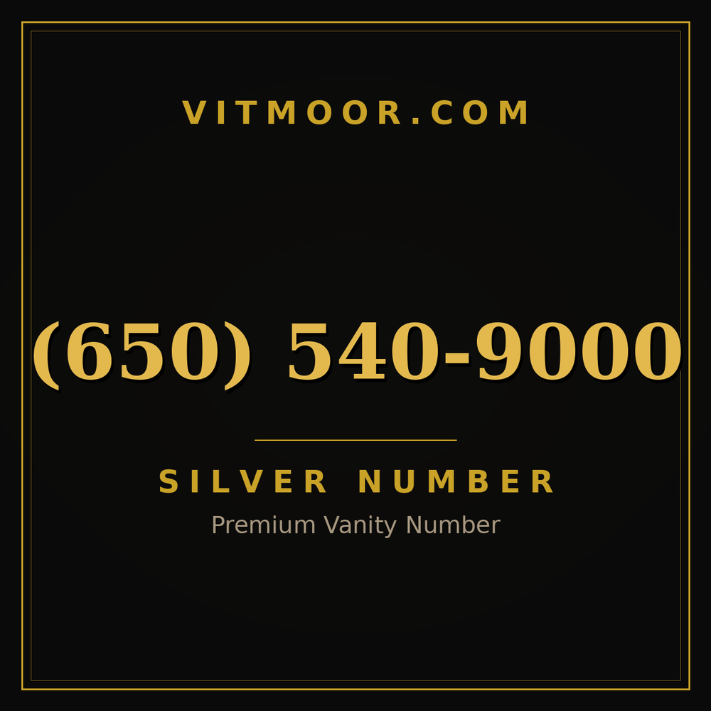650 540-9000