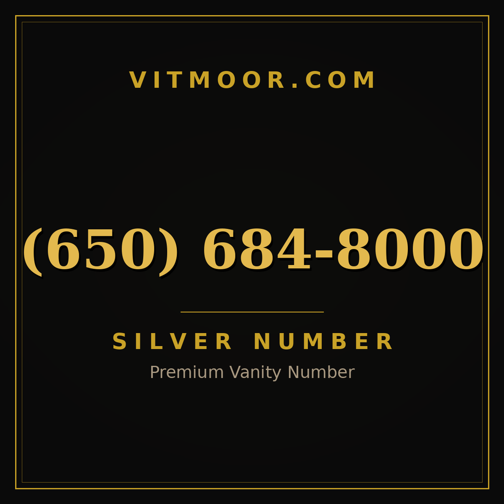 650 684-8000
