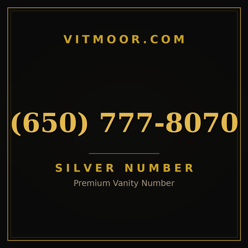 650 777-8070