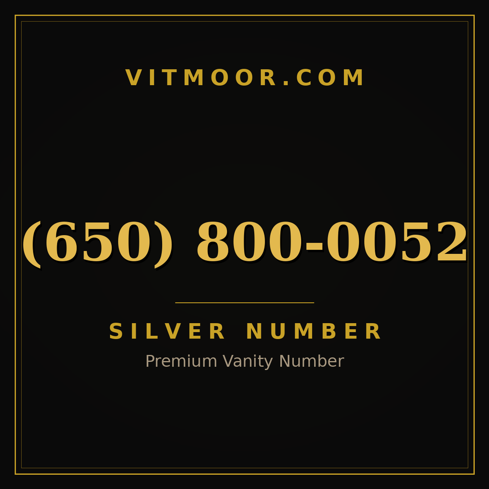 650 800-0052