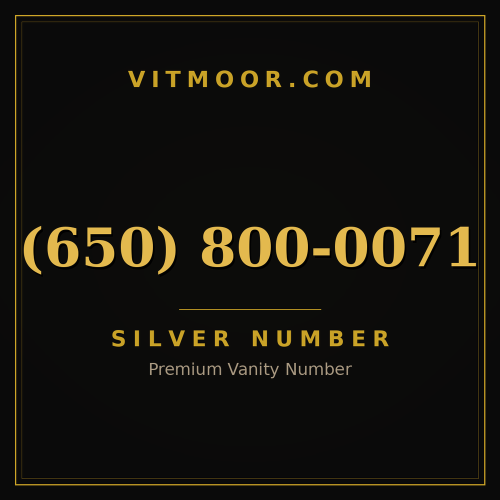 650 800-0071