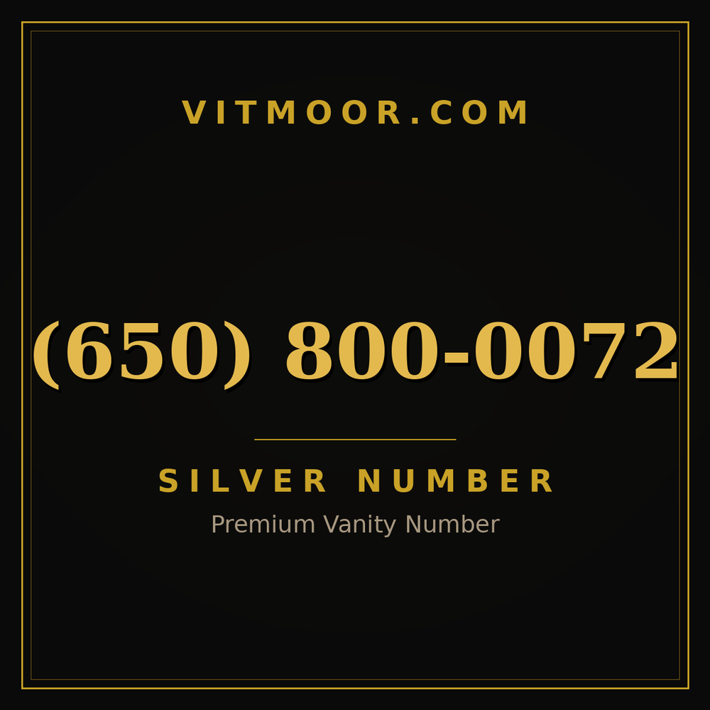 650 800-0072