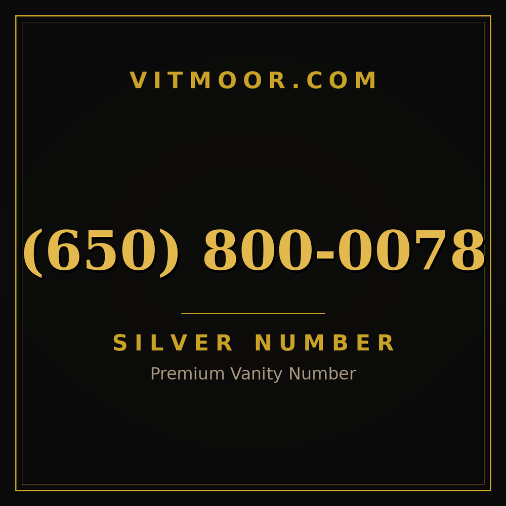 650 800-0078