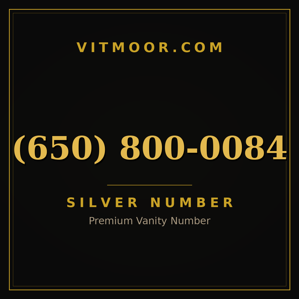 650 800-0084
