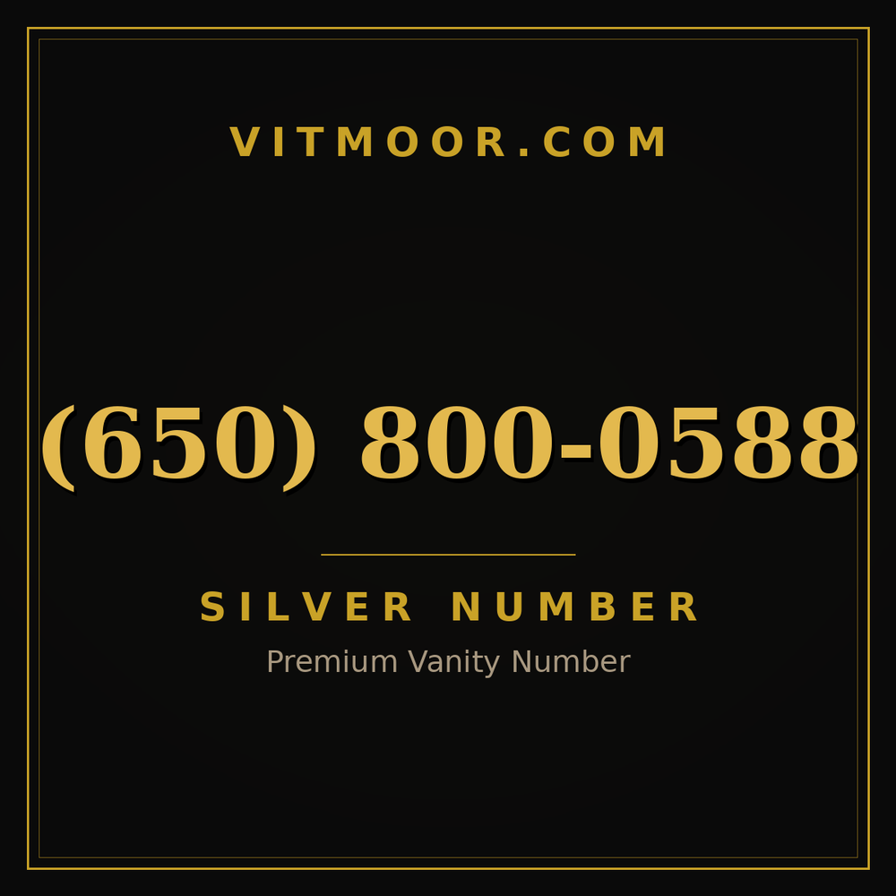 650 800-0588