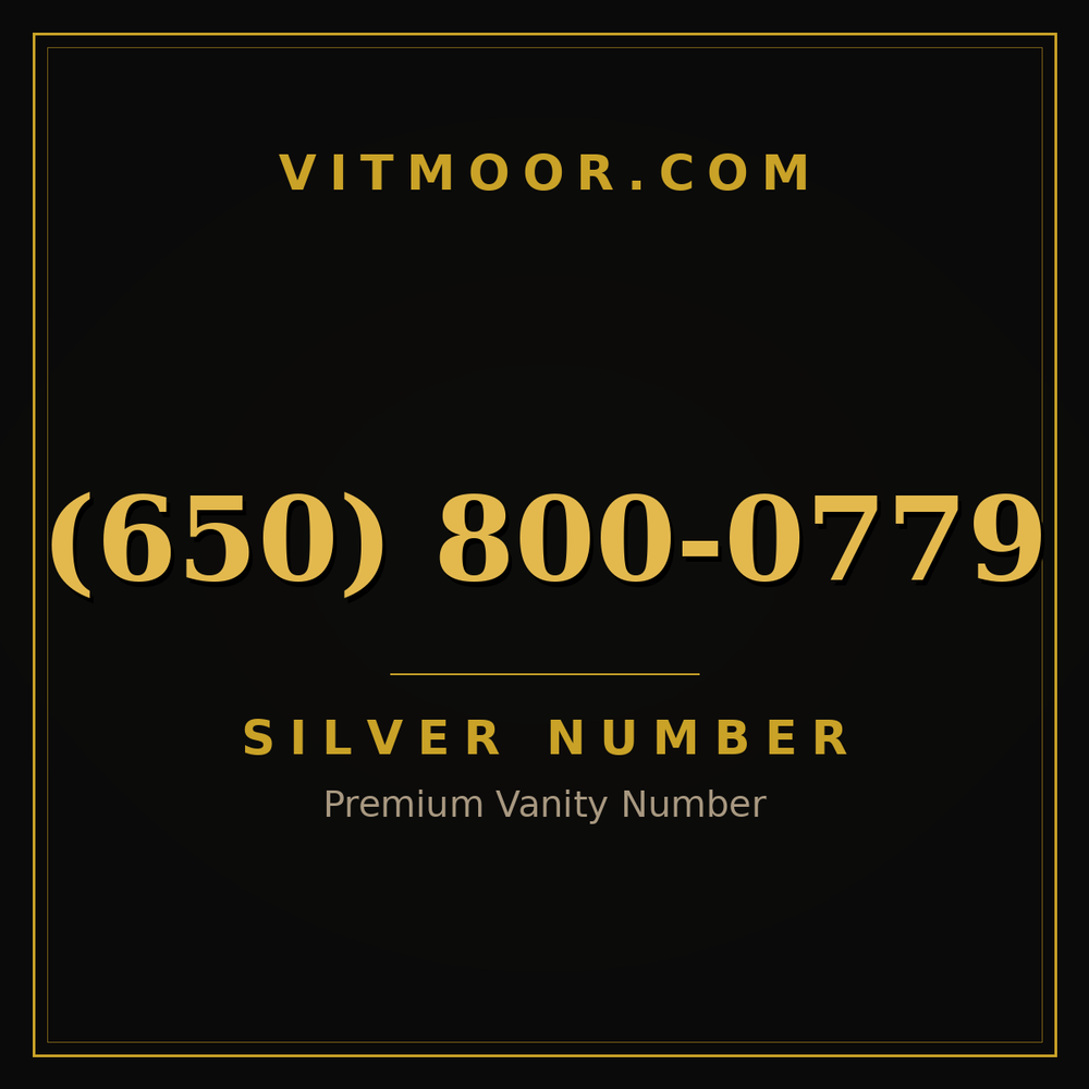 650 800-0779