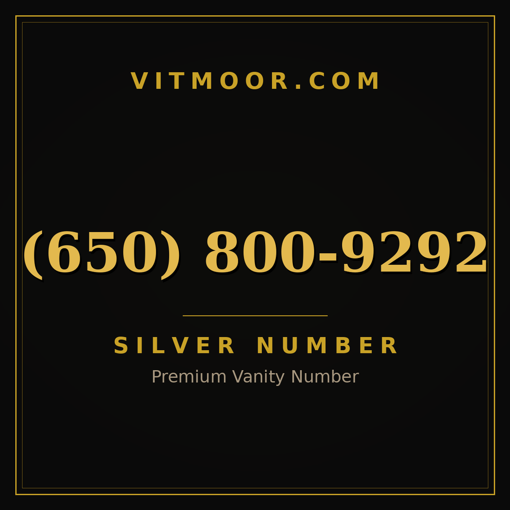 650 800-9292