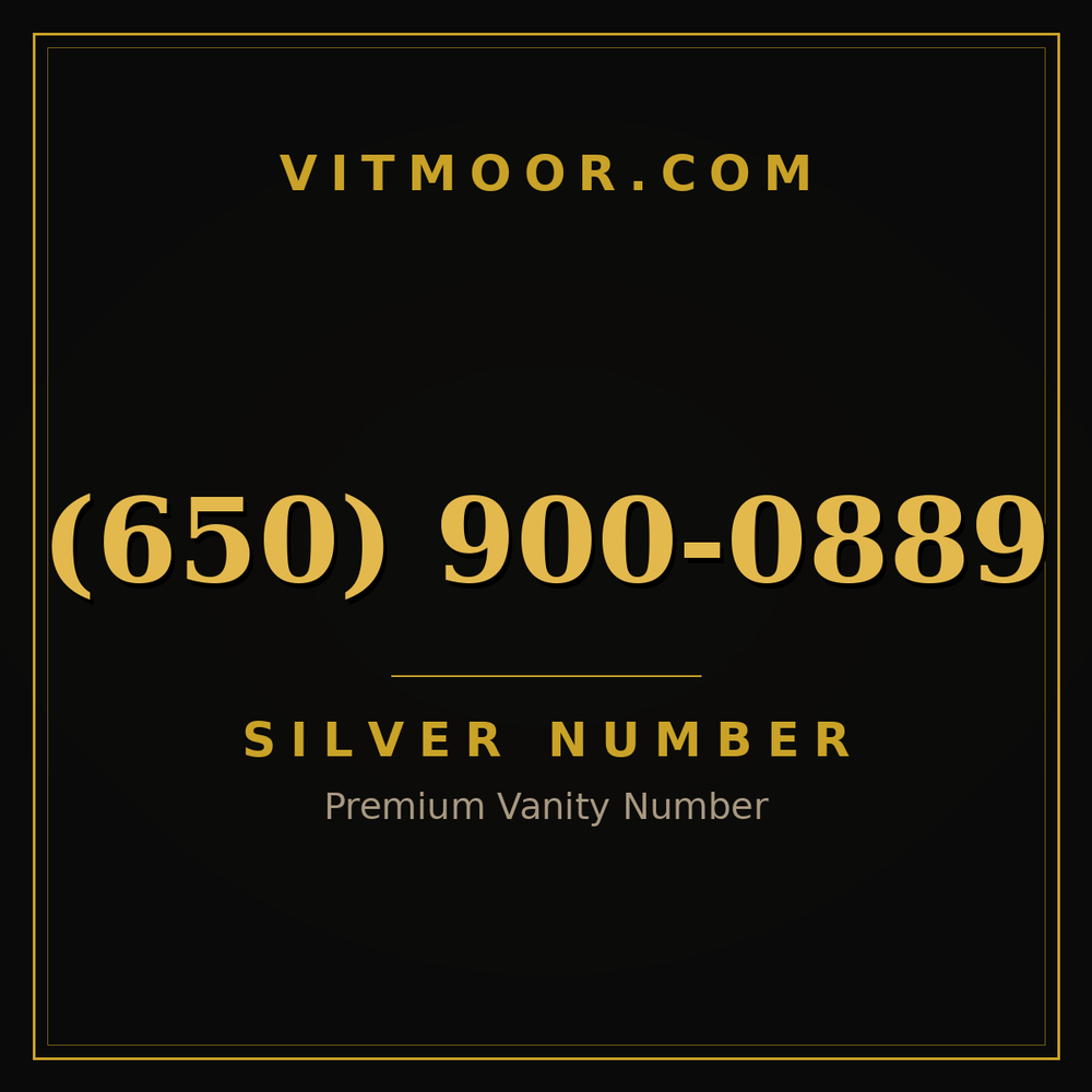 650 900-0889