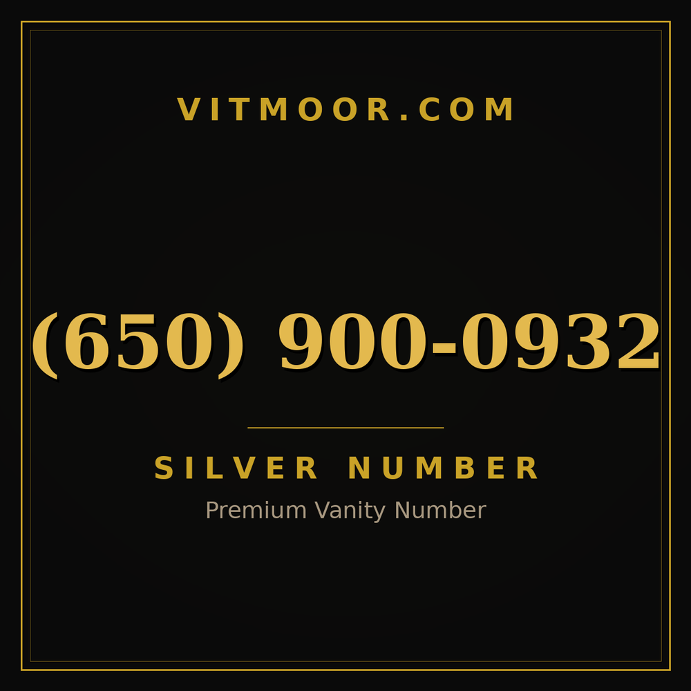 650 900-0932