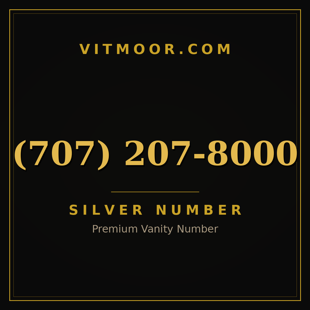 707 207-8000