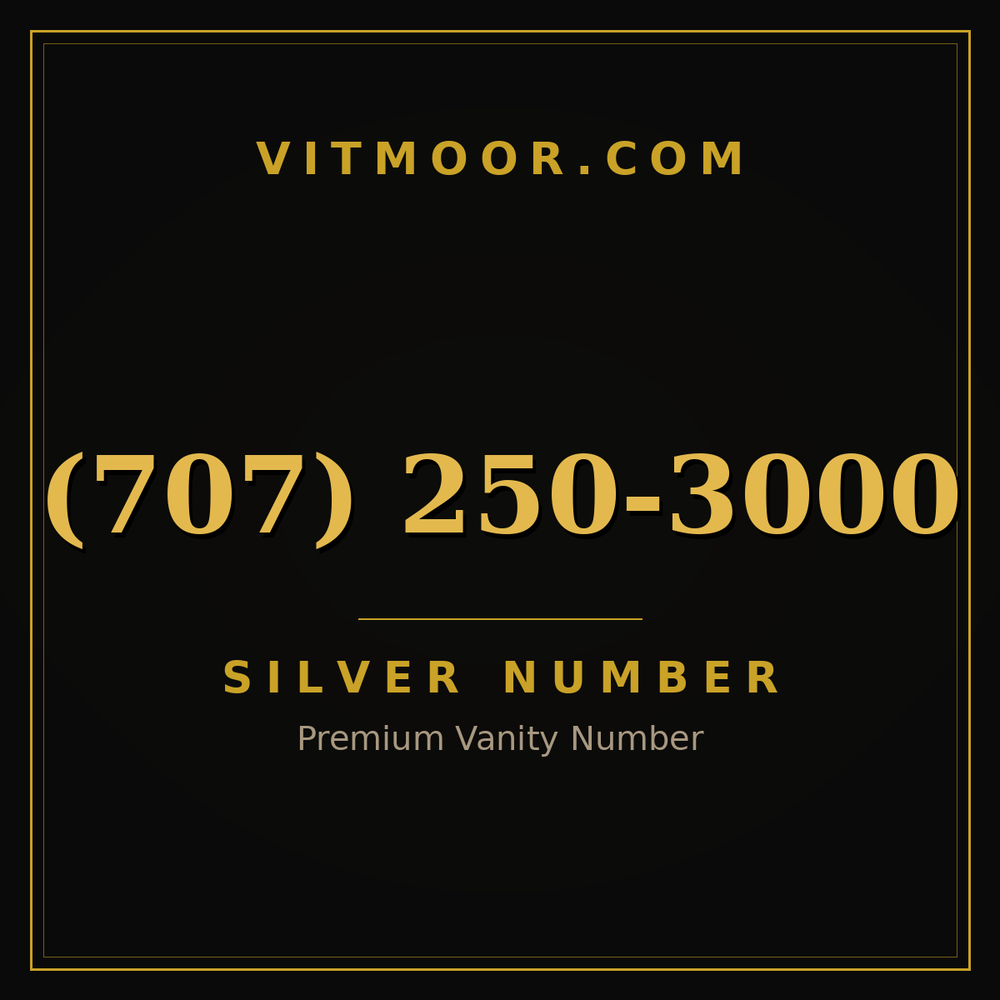707 250-3000