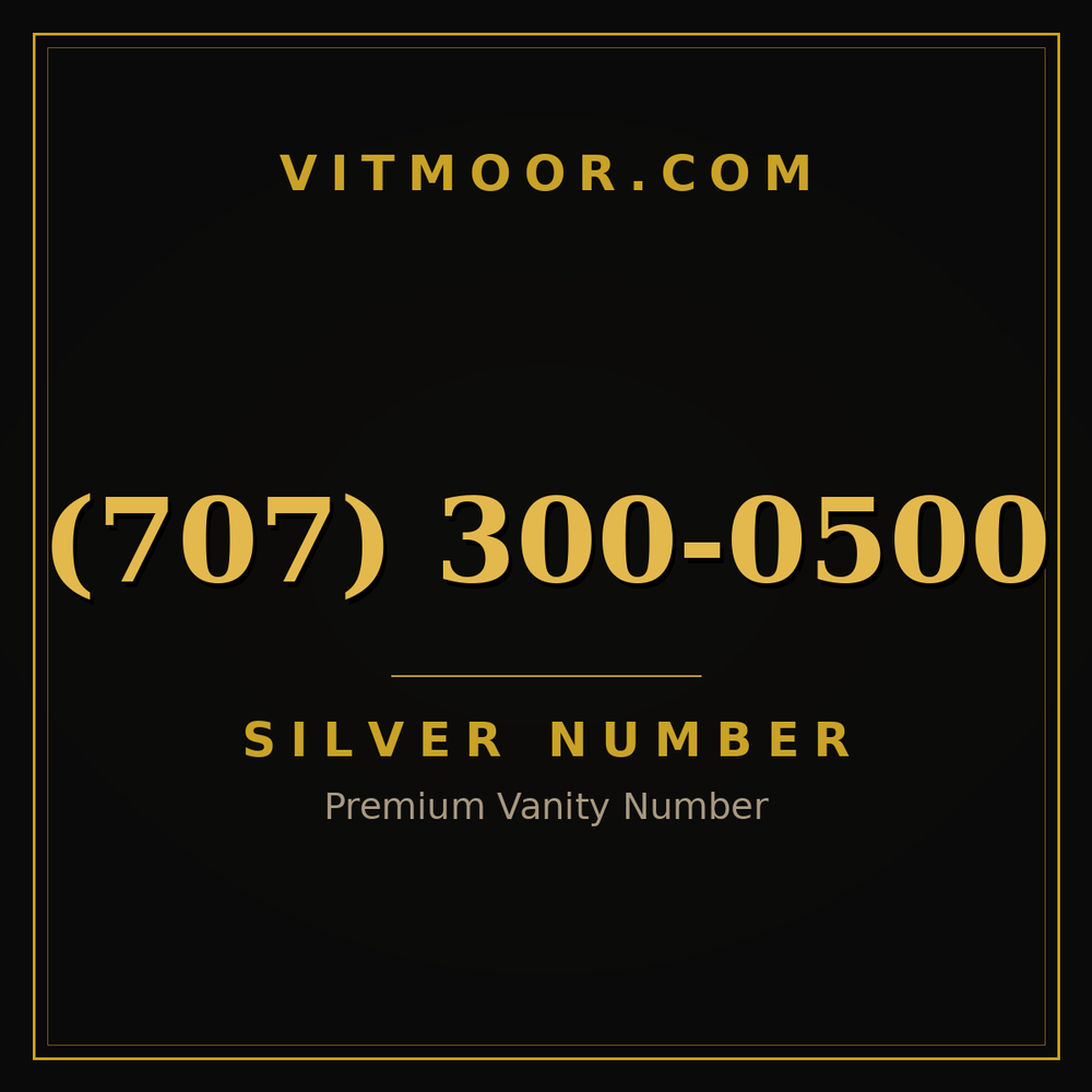 707 300-0500