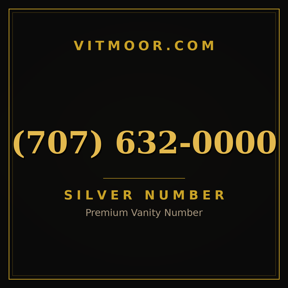 707 632-0000