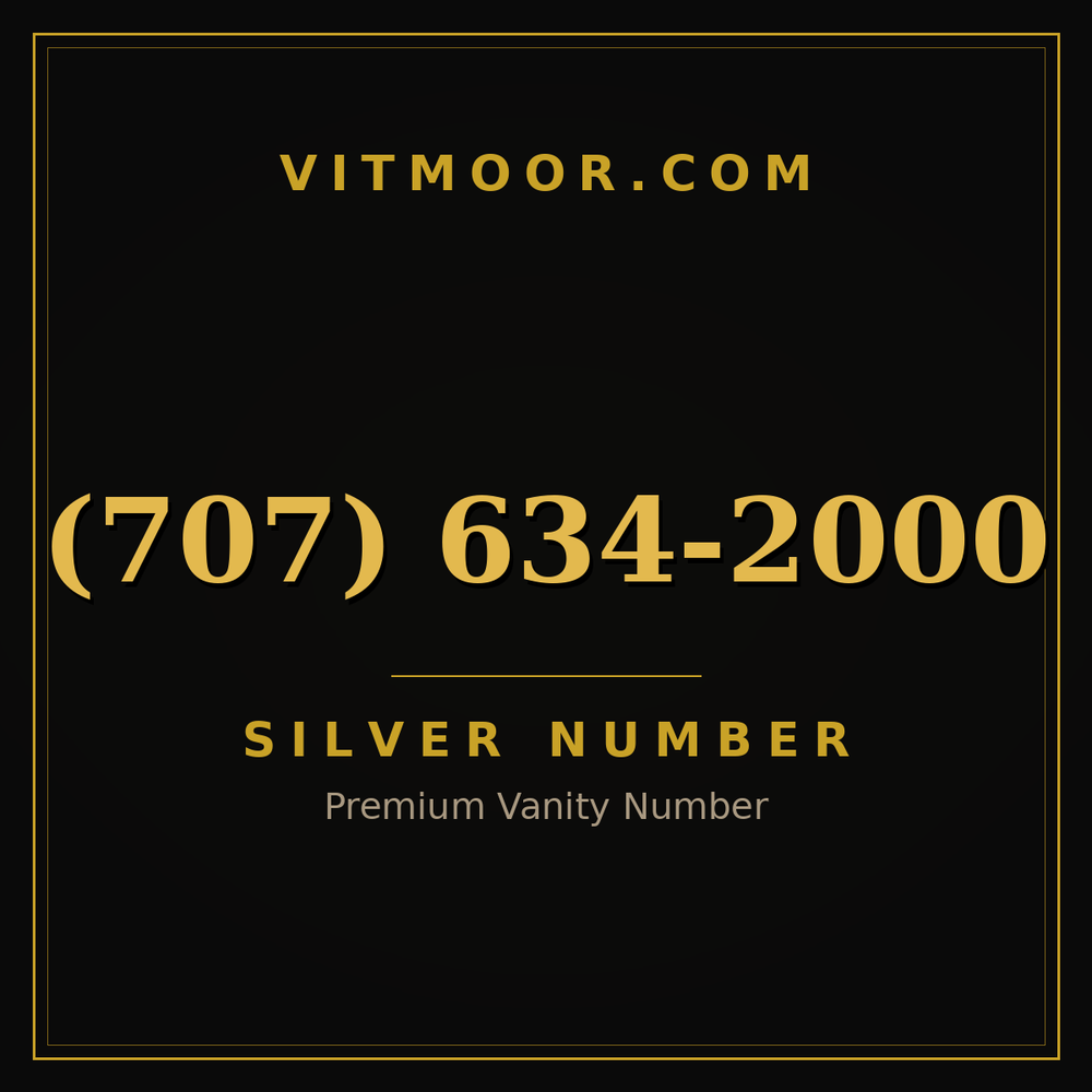 707 634-2000