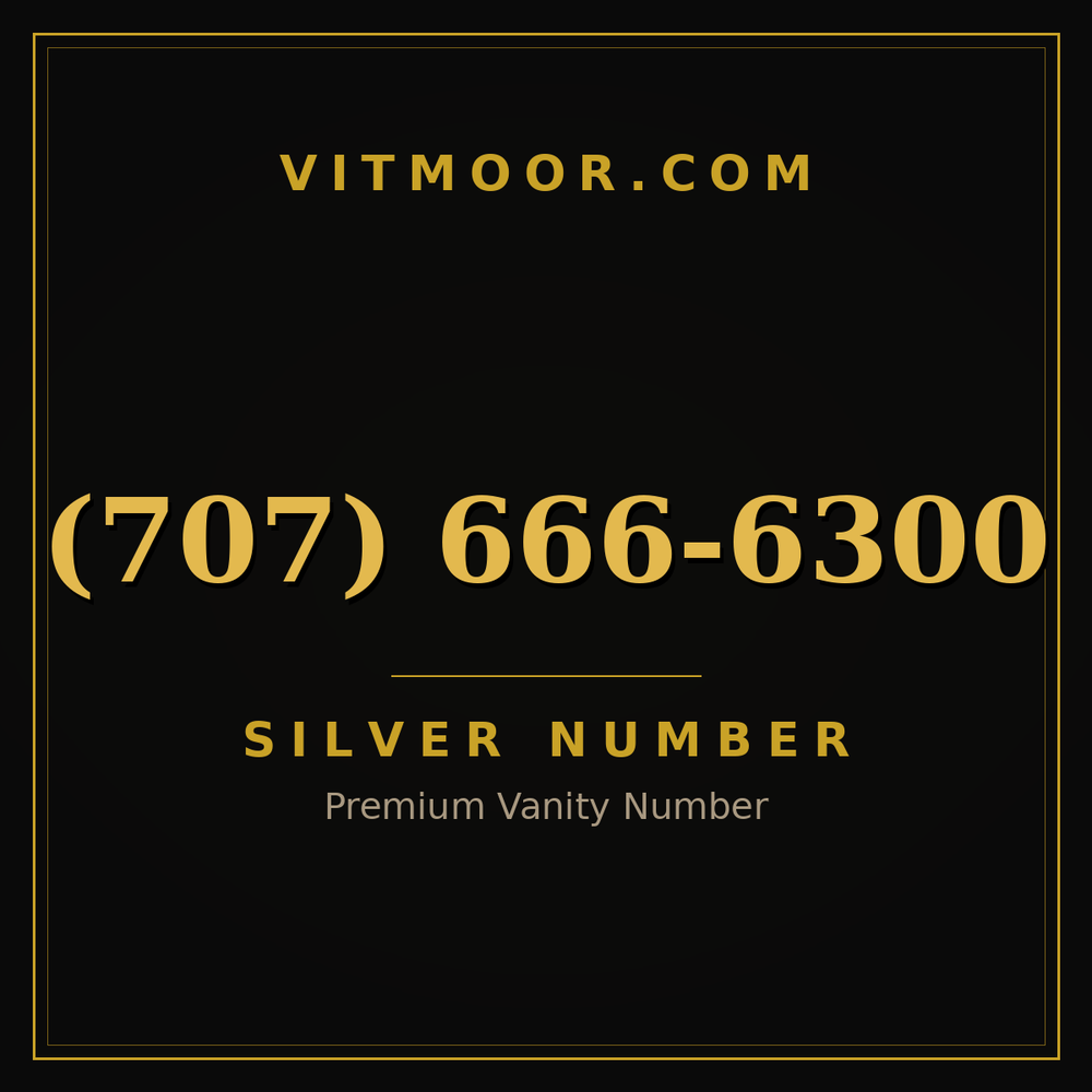 707 666-6300