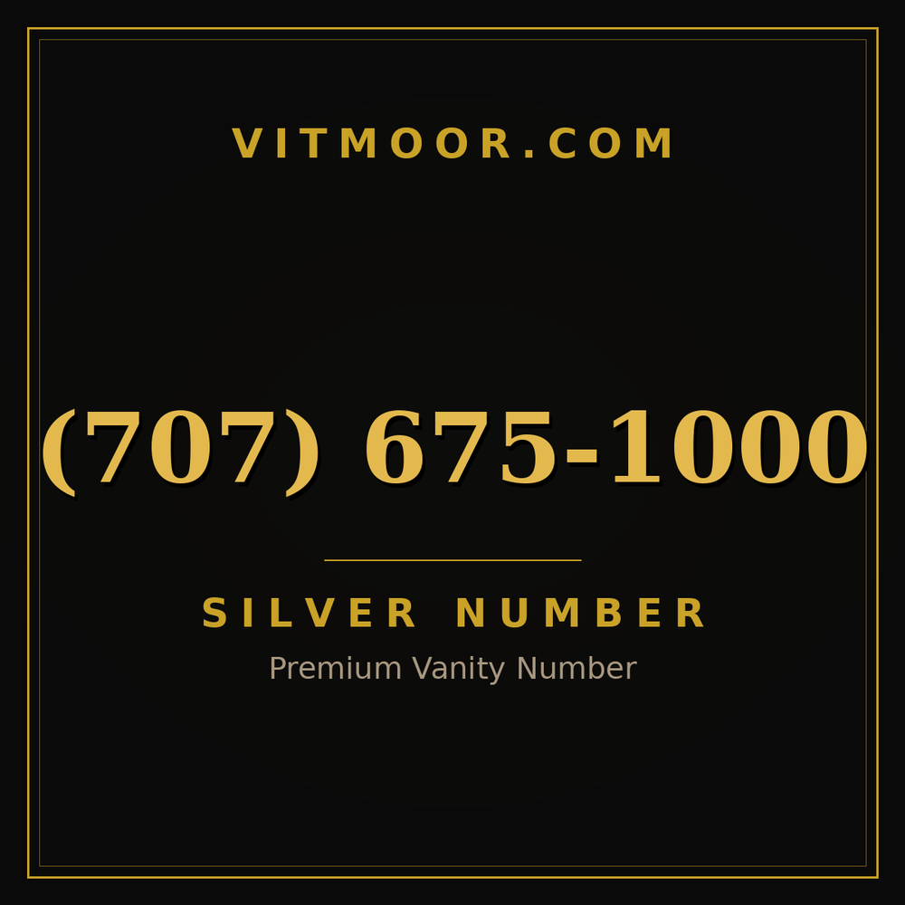 707 675-1000
