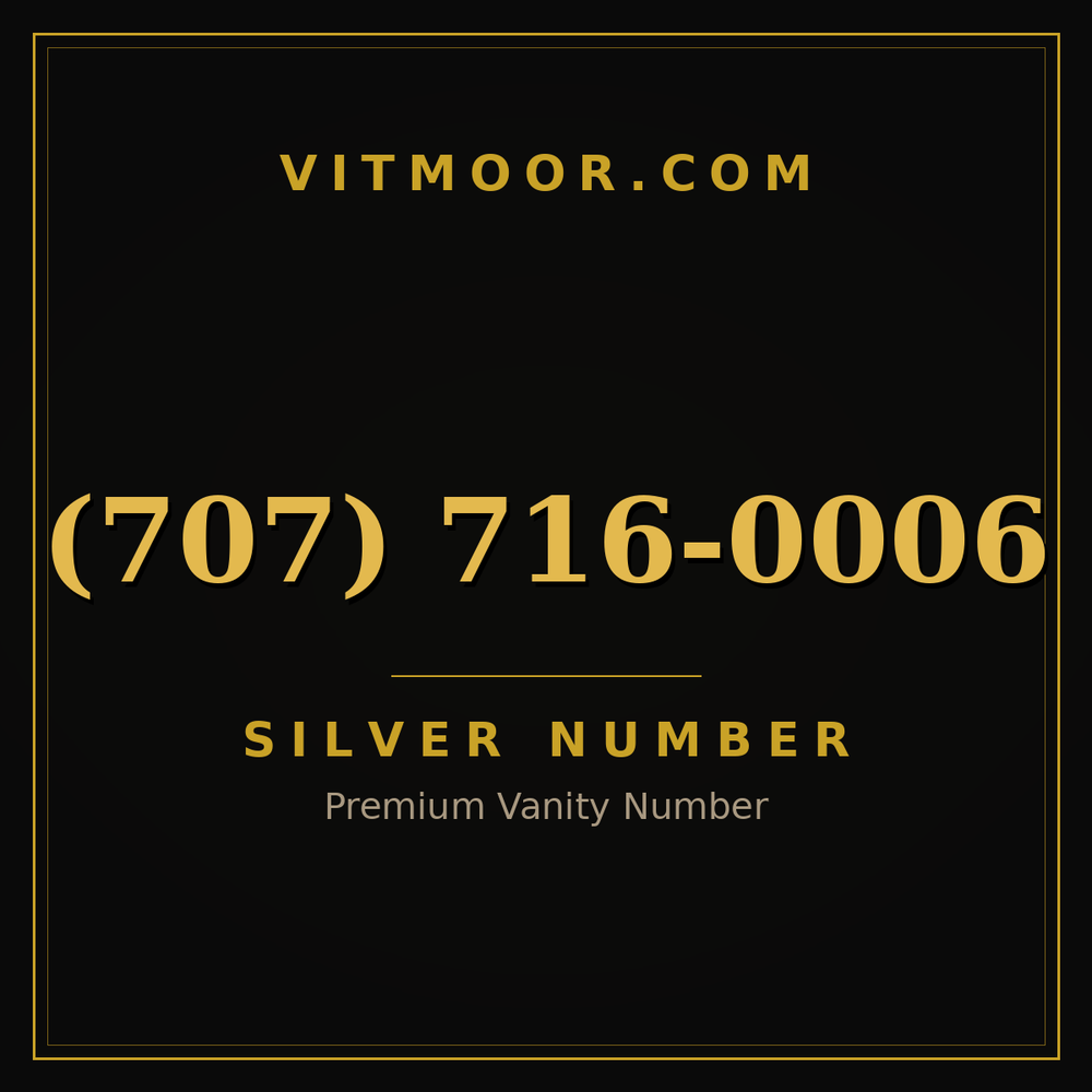 707 716-0006