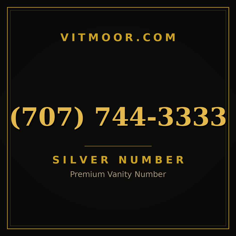 707 744-3333
